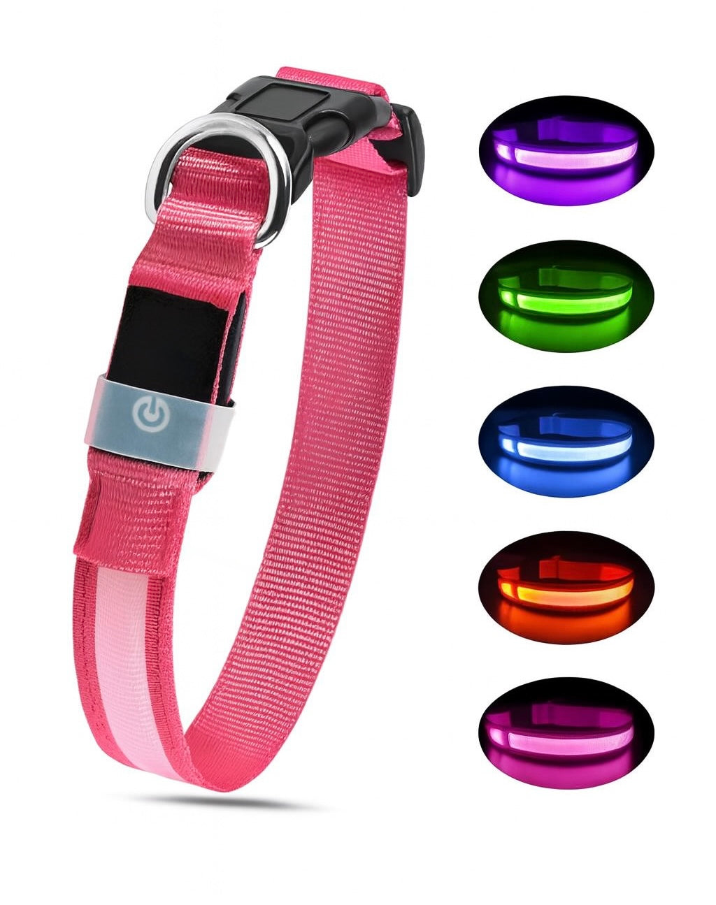 GlowPaw™ LED Safety Dog Collar