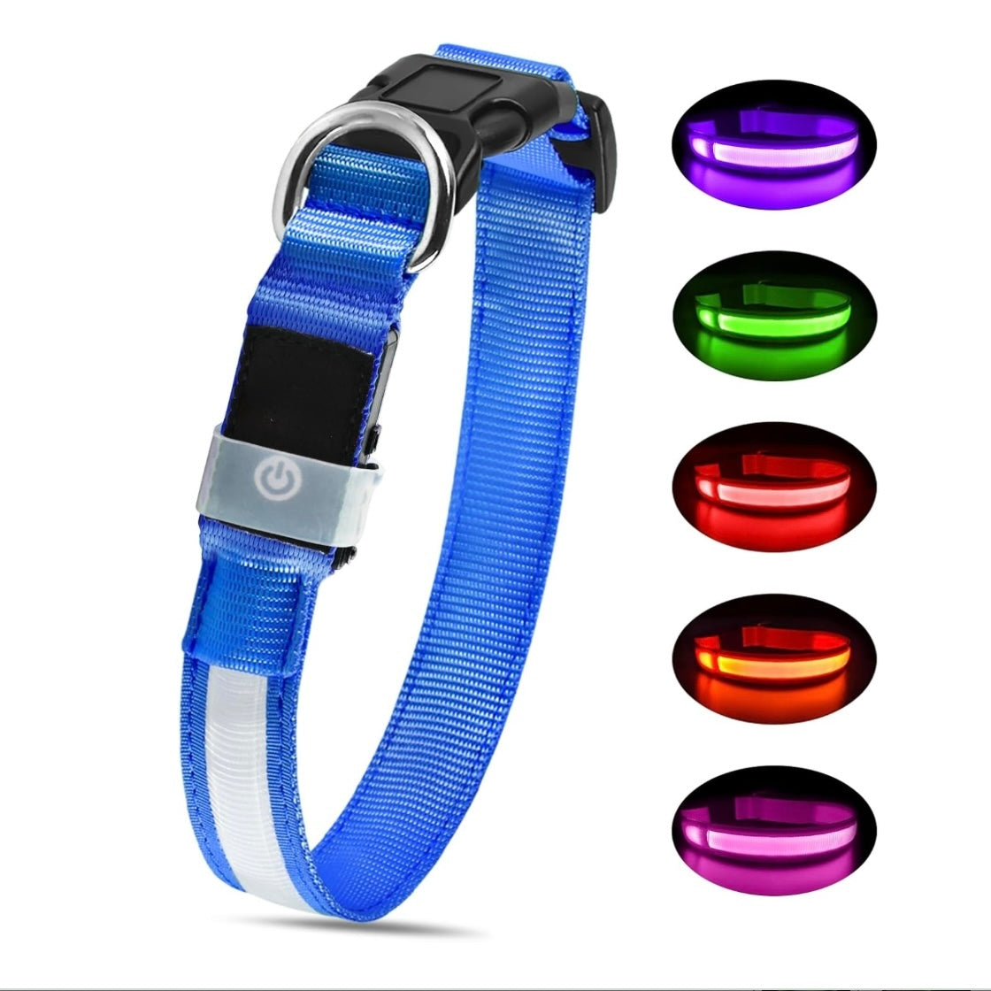 GlowPaw™ LED Safety Dog Collar