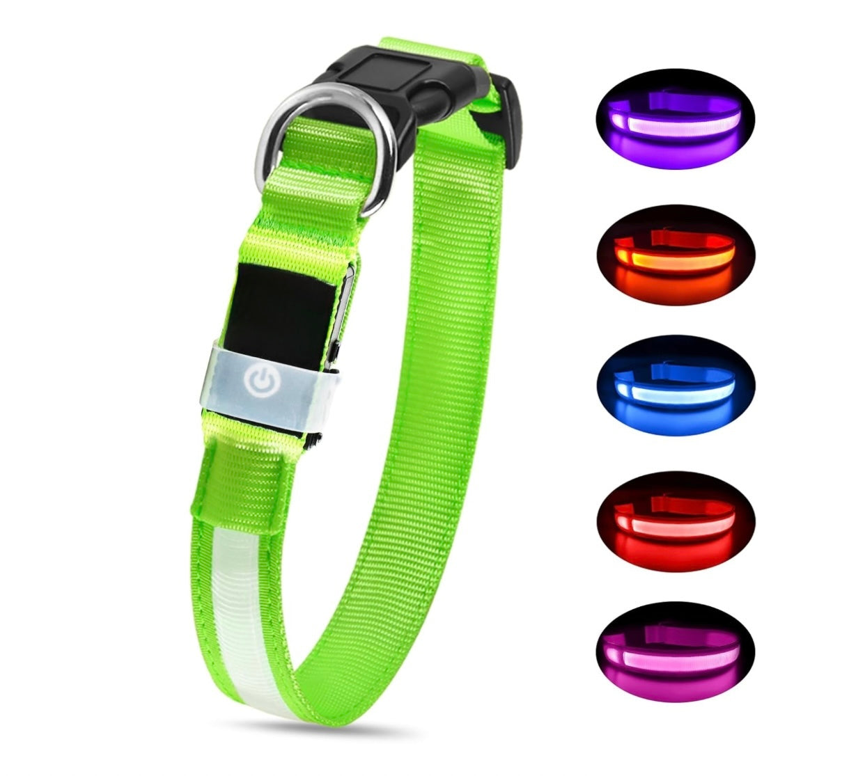 GlowPaw™ LED Safety Dog Collar